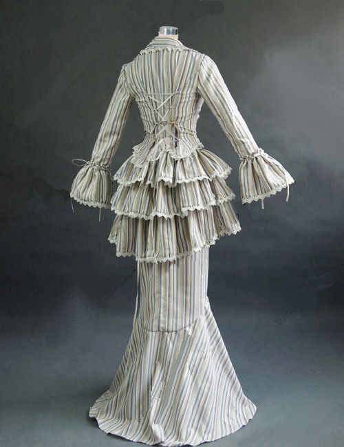 Ladies Edwardian Downton Abbey Titanic Gown And Edwardian Hat Size 12 - 14 Image